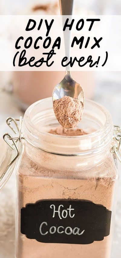 Hot Chocolate Mix Recipes Dry, Diy Hot Chocolate Mix, Hot Cocoa Mix Recipe, Cocoa Powder Recipes, Hot Chocolate Mix Recipe, Homemade Dry Mixes, Homemade Hot Chocolate Mix, Diy Hot Chocolate, Diy Hot Cocoa