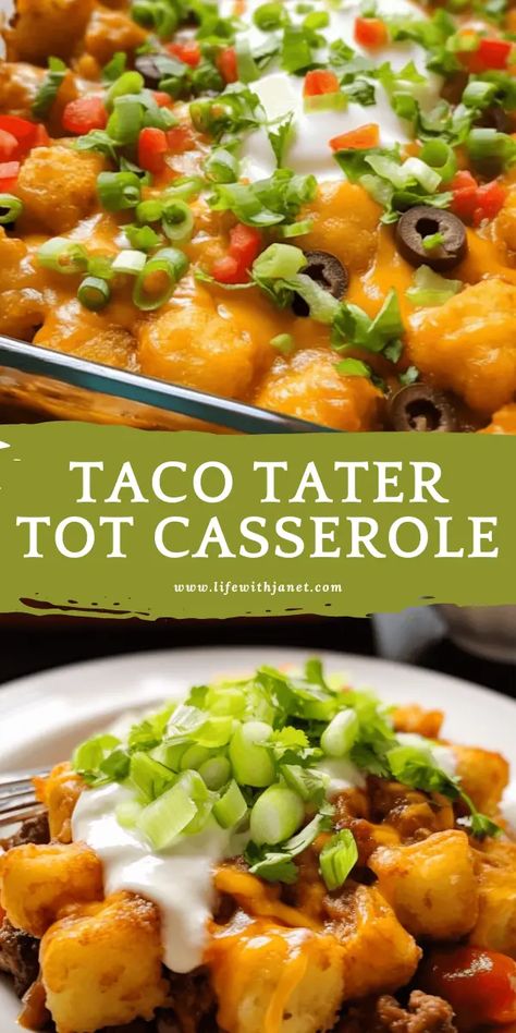 Mexican Tater Tot Casserole Crockpot, Tator Tot Chili Casserole, Tater Tots Toppings, Gluten Dairy Free Tator Tot Casserole, Sweet Tater Casserole, Taco Casserole Tater Tots, Italian Sausage Tater Tot Casserole, Tater Tot Casserole Healthy, Taco Tator Casserole