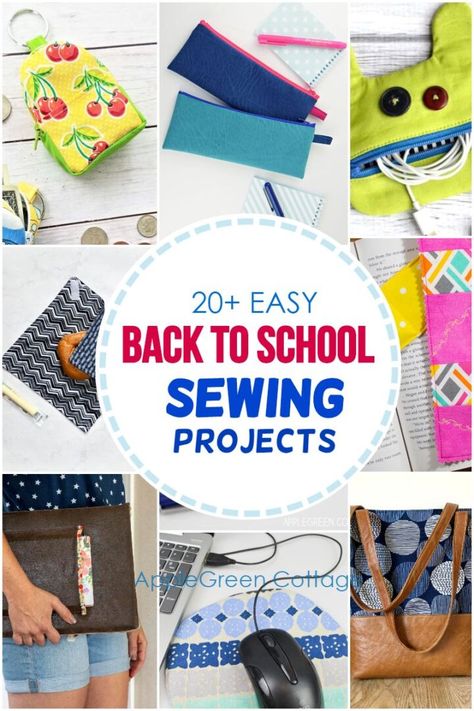 Sewing School Supplies, Sewing For The Classroom, Back To School Sewing Ideas, Sewing Projects For School, Classroom Sewing Projects Teachers, Classroom Sewing Projects, Teacher Sewing Projects, Sewing Projects For Teachers Gifts, Back To School Sewing Projects