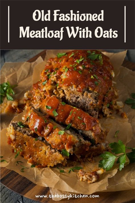 Meatloaf Recipes Quaker Oats, Meatloaf Recipes Using Quick Oats, Country Meatloaf Recipes, Meatloaf Recipes One Pound Ground Beef, Meatloaf Recipes Easy Oatmeal, Quacker Oats Meatloaf Recipe, Paula Deen Meatloaf With Oats, Healthy Meatloaf With Oatmeal, No Tomato Meatloaf Recipes