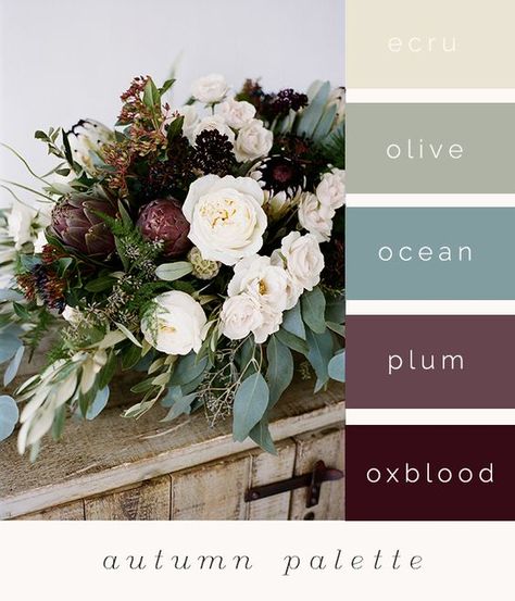 The Unconventional Bride Guide: Finding Inspiration For Your Wedding Colours Rustic Wedding Decorations, Decor Studio, Dresser Mirror, Bedroom Dresser, Wedding Palette, Fall Color Palette, Theme Color, Fall Wedding Colors, Wedding Color Palette