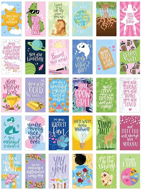 Amazon.com : bloom daily planners Encouragement Card Deck - Cute Inspirational Quote Cards - Just Because Cards - Set of Thirty 2" x 3.5" Cards - Assorted Designs : Office Products Positive Encouragement, Personal Empowerment, Daily Planners, Cute Inspirational Quotes, Creative Lettering, Female Empowerment, Planner Inspiration, Quote Cards, Encouragement Cards