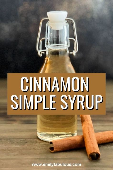 Homemade Cinnamon Simple Syrup, Honey Cinnamon Coffee Syrup, Cinnamon Bun Syrup, Diy Cinnamon Syrup, Honey Cinnamon Simple Syrup, Cinnamon Coffee Syrup Recipe, How To Make Cinnamon Syrup, Honey Cinnamon Syrup, Cinnamon Simple Syrup Cocktails