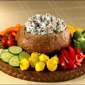 Knorr Spinach Dip Classic Spinach Dip, Knorr Spinach Dip, Pumpernickel Bread, Creamy Spinach Dip, Spinach Dip Recipe, Bread Easy, Bread Bowl, Creamy Spinach, Spinach Dip