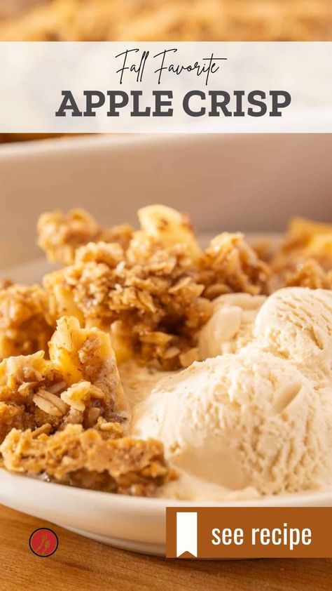 Ready to Satisfy Your Cravings? Try Our Deliciously Simple Apple Crisp Recipe! 😋🍏 A Taste of Autumn in Every Bite. 🍁🍽️ #HomemadeGoodness #AppleCrispDelight Single Serve Apple Crumble, Delicious Apple Crisp, Apple Recipes Easy Healthy, The Best Apple Crisp, Apple Crisp Pie, Best Apple Crisp Recipe, Best Apple Crisp, Easy Apple Crisp Recipe, Apple Crumble Recipe