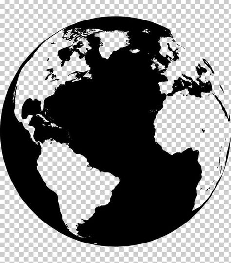 World Map Transparent Background, World Pictures Globe, Globe Black And White, Earth Black And White, Globe Aesthetic, World Map Black And White, World Outline, Cool World Map, Cool Png