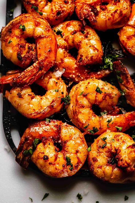 Frozen Shrimp Recipes, Cooked Shrimp Recipes, Air Fryer Shrimp, Wing Sauce Recipes, Juicy Shrimp, Grilled Shrimp Recipes, Sauteed Shrimp, Seasoning Recipe, Shrimp Seasoning