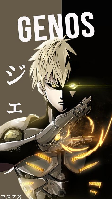 One Punch Man Poster, Anime One Punch Man, Genos Wallpaper, Saitama One Punch, Saitama One Punch Man, One Punch Man Manga, One Punch Man Anime, Male Cosplay, Man Wallpaper