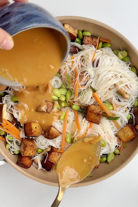 Leftover Vermicelli Noodles, Vermicelli Chicken Recipes, Vermicelli Noodle Soup, Shrimp Vermicelli Recipes, Virmachelli Noodles, Easy Vermicelli Recipes, Bean Vermicelli Recipes, Vermicelli Recipes Vegetarian, Vegan Vermicelli Recipes