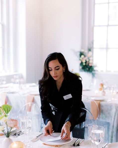 The team caught in action 📸 Flipping the room for dinner is one of the most chaotic times during a wedding. When you have a planner, it’s all perfectly handled behind the scenes so when you walk in, it’s flawless and your vision is exactly how you imagined. #AlinatoEvents #Alinato #WeddingPlanning #NYCWedding #NYCCouples #NYCBrides #NYCGrooms #EventPlanner #WeddingInspo #WeddingInspiration #NYCWeddingInspo #WeddingSeason #Weddings #LetsGetMarried #WeddingPlanner #Wedding #WeddingIdeas #Weddi… Jlo The Wedding Planner Outfits, Event Planning Job Aesthetic, Wedding Planner Vision Board, Wedding Planner Career Aesthetic, Event Planner Photoshoot Ideas, Wedding Coordinator Aesthetic, Wedding Planning Branding Shoot, Event Planning Branding Shoot, Wedding Behind The Scenes Photography