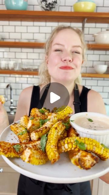 Sam Turnbull • vegan recipes 🌱 on Instagram: "🌽It’s CORN!!🌽 Quick to make and super tasty, The Best Corn Ribs recipe is the perfect crowd pleaser. It’s the funnest way to eat corn! (Yes, I said funnest, yes I know it isn’t a real word, but I like it ok)? 😉 Dip the seasoned corn ribs in my 5 ingredients chipotle crema (so easy to make) for a real treat. You can prep these ahead of time and serve them hot or cold. These are great as a snack, side dish, or appetizer.⁠ Inspired by Mexican street corn (elotes). ⁠ 🔗 Link to the recipe in my profile or find it on itdoesnttastelikechicken.com⁠ ⁠ 🤯 Get a FREE eCookbook of my top 30 fan-favorite, drool-worthy plant-based recipes! Head to https://itdoesnttastelikechicken.com/free-cookbook/ to grab your copy. 🥰⁠ ⁠ #itdoesnttastelikechicken #veg Corn Ribs Recipe, Corn Ribs, Seasoned Corn, Chipotle Crema, Ribs Recipe, Mexican Street Corn, Street Corn, Mexican Street, Did You Eat