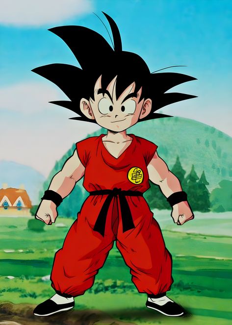 Spacetoon Characters, Kid Goku Wallpapers, Kid Goku Manga, Goku Reference, Dragon Ball Kid Goku, Dragonball Art, Anime Kid, Kid Goku, Dragon Ball Image