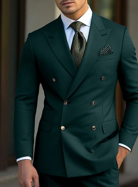 Green Suit Men, Green Suit, Wedding Suits Men, Wedding Men, Mens Suits, Green, Art