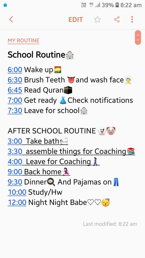 Indian school routine for class 8 students Daily Time Table For Students, 8th Class Study Tips, Daily Routine For School Students, Class Routine Chart Ideas, After School Study Routine Indian, Class 8 Study Tips, Time Table For School Students, Routines After School, Daily Routine Schedule For Students