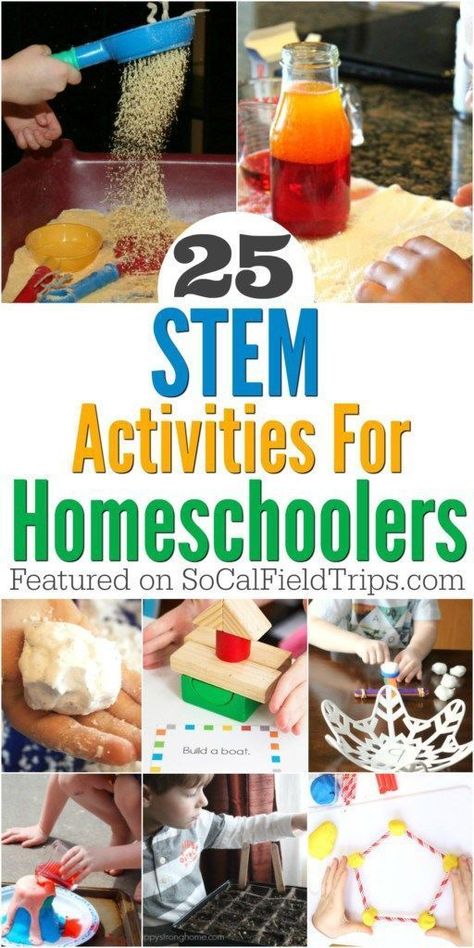 Are you a homeschool parent? Check out these 25 science projects for homeschoolers that are easy for homeschoolers to do at home and with limited supplies. Activities For Homeschoolers, Simple Stem Activities, Homeschool Stem, Stem Activities For Kids, Parent Advice, Timmy Time, Kids Workshop, Homeschool Projects, Skill Building