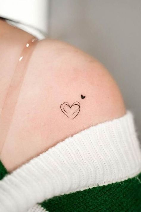 Tato Minimal, Small Girly Tattoos, Small Shoulder Tattoos, Tattoos Infinity, Small Pretty Tattoos, Petite Tattoos, Small Girl Tattoos, Tattoos Geometric, Spine Tattoos For Women