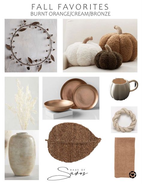 Contemporary Fall Decorations, Monochromatic Fall Decor, Sophisticated Fall Decor, Fall Decor Minimalist, Rust Fall Decor, Copper Fall Decor, Muted Fall Decor, Classy Fall Decor, Minimal Fall Decor