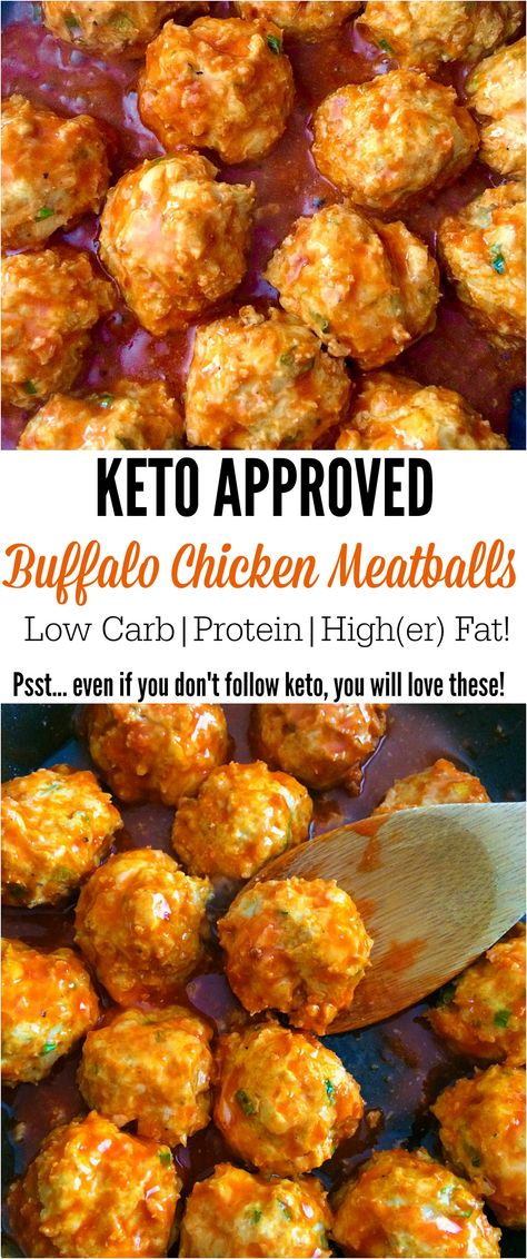 keto buffalo chicken meatballsEating the keto way? Don't give up your favorite foods! We love wings on keto, but I like to change it up a bit with these keto buffalo chicken meatballs! recipes, low carb, high fat, ketosis, meatballs. Keto Buffalo Chicken, Buffalo Chicken Meatballs, Low Carb Meatballs, Resep Diet, Recetas Keto, Makanan Diet, Chicken Meatballs, Keto Chicken, Low Carb Dinner