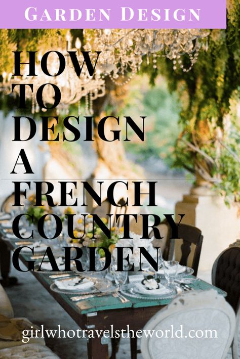 French Provincial Garden Ideas, Modern French Country Garden, European Country Landscape, French Front Porch Ideas, French Garden Patio, French Country Cottage Garden, European Patios French Country, French Courtyard Garden, French Courtyard Garden Ideas