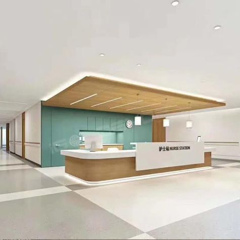 Hospital Clinic Furniture Nurse Station Reception Desk Hospital Nurse Station, Nurse Station, Hospital Reception, Medical Clinic Design, Hospital Design Architecture, Different Furniture, Medical Furniture, Healthcare Interior Design, Reception Desk Design