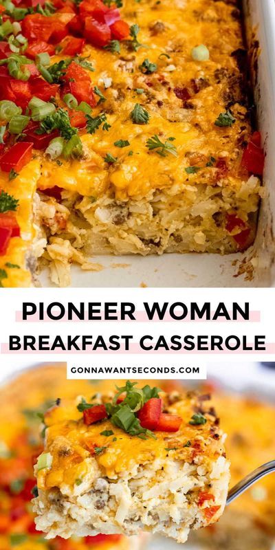 *NEW* Pioneer Woman breakfast casserole is loaded with sausage, hash browns, and cheese�all the comfort of a home-cooked breakfast in one easy-to-serve casserole. #breakfastcasserole #pioneerwoman Pioneer Woman Breakfast Casserole, Pioneer Woman Breakfast, Brunch Savory, Breakfast Skillet Recipes, Brunch Celebration, I Am Single, Am Single, Sausage Hash, Cheese All