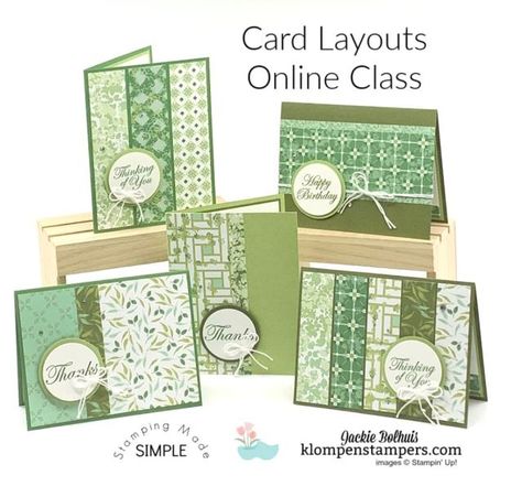 A2 Card Layouts, Simple Scrapbooking Layouts, Encouraging Cards, Klompen Stampers, Jackie Bolhuis, Strip Cards, Easy Greeting Cards, Designer Paper Cards, Card Sketches Templates