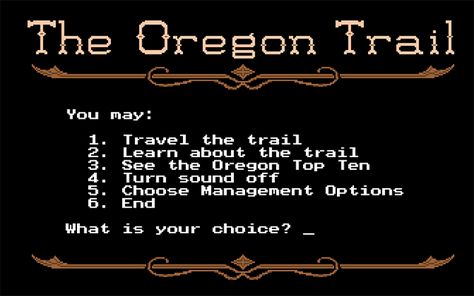 Veterans of the Minnesota Educational Computing Consortium are making a new piece of educational software called “Re@l Experiences at Life.” Oregon Trail History, Oregon Trail Game, Pioneer Life, Apple Ii, The Oregon Trail, Educational Software, Sound Off, Oregon Trail, Best Computer