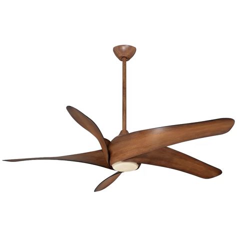 Minka Aire 62" Artemis™ 5 Blade LED Ceiling Fan with Remote, Light Kit Included & Reviews: minka | Wayfair Contemporary Ceiling Fans, Minka Aire, Led Ceiling Fan, Fan With Light, Modern Ceiling Fan, Ceiling Fan With Remote, Modern Fan, Wall Fans, Ceiling Fans