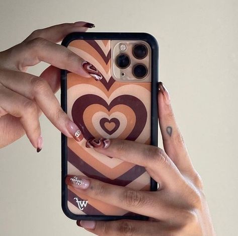 Wildflower Phone Cases, Wildflower Cases, Coffee Heart, Iphone Style, Aesthetic Phone Case, Ukelele, Minimalist Nails, Iphone Accessories, Pretty Acrylic Nails