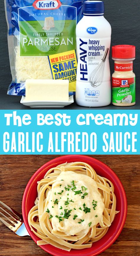 Easy To Make Alfredo Sauce, How To Make Your Own Alfredo Sauce, Keto Alfredo Sauce Recipe Easy, Recipe For Alfredo Sauce Simple, Home Made Alfredo Sauce Easy, Homemade Creamy Alfredo Sauce, Fast Alfredo Sauce, Alfredo Sauce No Cream Cheese, Best Jar Alfredo Sauce