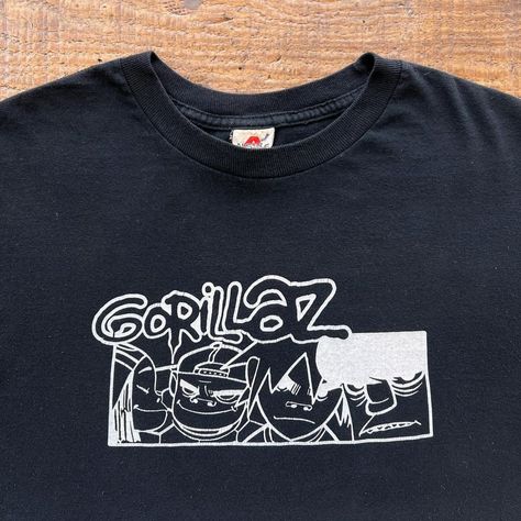 Vintage Gorillaz Band tees Gorillaz Band, August 19, Gorillaz, Band Tees, Graphic Tee, Graphic Tees, Street Wear, Band, How To Wear