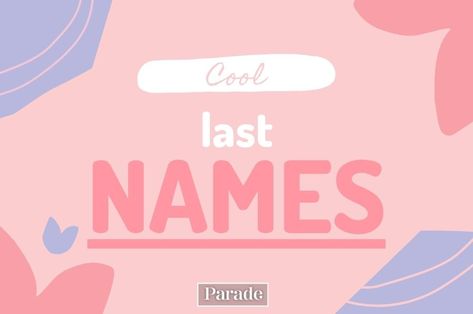 Good Last Names, Unique Last Names For Characters, Unique Surname, Last Name Ideas, Unique Surnames, Names For Characters, Last Names For Characters, Character Name Generator, Cool Last Names