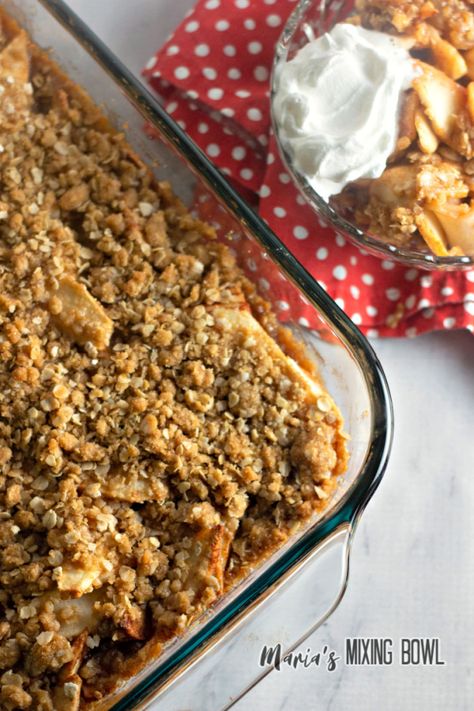 Double Apple Crisp, Apple Crisp Made With Canned Pie Filling, Big Batch Apple Crisp, Double Crisp Apple Crisp, Apple Crisp Double The Crisp, Apple Crisp With Extra Topping, Double Crumble Apple Crisp, Deep Dish Apple Crisp, Double Crust Apple Crisp