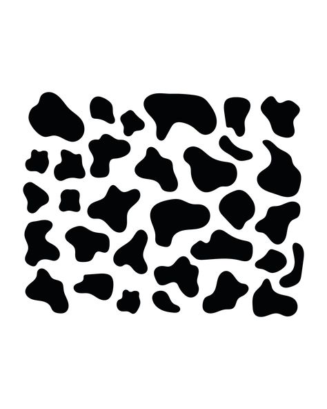 Cow Print Vinyl Shirt, Cow Spots Svg, Cow Print Printable, Svg Cow Print, Cricut Cow Print, Cow Print Stencil Svg, Cow Print Stencil, How To Draw Cow Print, Cow Cricut Projects