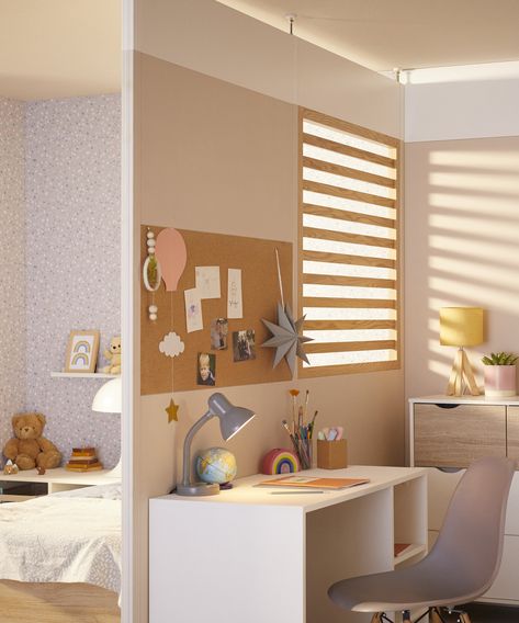 How To Split A Room Kids Shared Bedrooms, Divide Room Into Two Spaces, How To Divide A Room Ideas, Shared Room Divider Ideas, Room For Two Kids, Room Divider Ideas Bedroom, Kids Room Divider, Bedroom Divider, Kids Rooms Shared