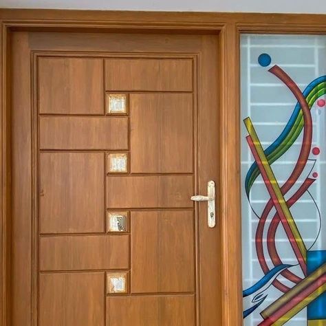 Simple Main Gate Design, Main Door Design Entrance, Indian Main Door Designs, Door Design Entrance, Main Door Design Photos, Teak Doors, Latest Door Designs, Door Design Ideas, Main Doors