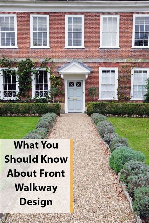 Throughout this article, we will be guiding you through different front walkway ideas. Take the features you like and customize for your home. Walkway To Front Door From Driveway, Straight Front Walkway Landscaping, Curb Appeal Walkway Entrance, Front Walk Up Landscaping, Straight Walkway Landscaping, Front Door Pathway Walkways, Straight Walkway To Front Door, Sidewalk Entrance Ideas, Path To Front Door Walkways