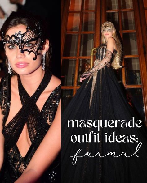 Mascarade Mask Women Party, Outfits For Masquerade Party, Make Up For Masquerade Ball, Masquarede Ball Make Up, Black Dress Masquerade Outfit, Black Mascarade Dress, Mascarade Party Mask, Formal Masquerade Party Outfit, Womens Masquerade Outfit