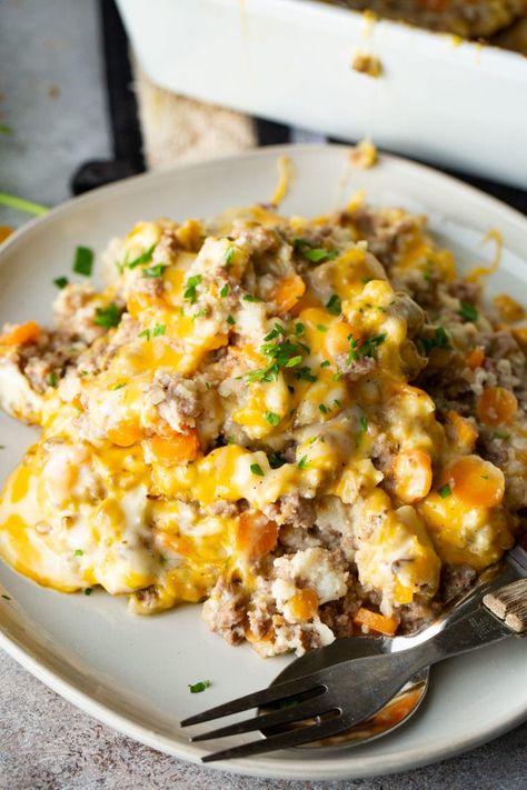 Hamburger Califlour Rice, Ground Beef Cauliflower Casserole, Ground Beef Riced Cauliflower Recipes, Cauliflower And Ground Beef Recipes, Low Carb Hamburger Recipes, Cauliflower Rice Casserole, Rice Casserole Recipes, Low Carb Casseroles, Ground Beef Casserole