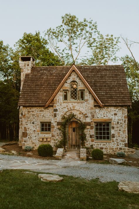 Grace Cottage gives us all of the fairytale dreams we could imagine ✨ Come visit us this weekend to imagine your wedding dreams come true here at Ridge Rose! 📷: @madisonfrazierphoto #weddings #weddingvenue #weddingphotography #fairytalewedding #scenicwedding #bridalsuite #tnwedding #gawedding #chattanoogawedding #lookoutmountain Tiny Brick Cottage, Whimsical Cottage Exterior, Medieval Modern Home, Fairytale Wedding Venue Ideas, Cottage With Courtyard, French Stone Cottage, Dreamy Building, English Tudor Exterior, Tiny English Cottage