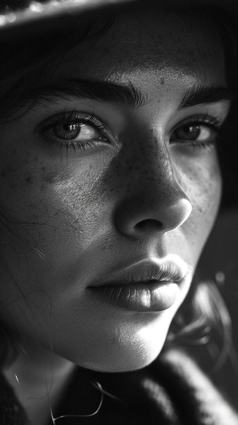 Hd Portrait, Black And White Photography Portraits, Female Portrait Photography, Reference Photos For Artists, Art Photography Portrait, Photography Inspiration Portrait, Portrait Photography Women, Emotional Photography, Face Photography