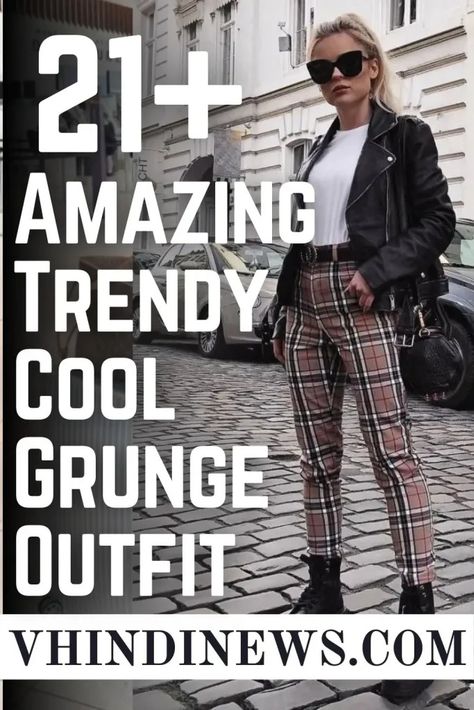 21 Cool Grunge Outfit Ideas for 2024: The Ultimate Edgy Style Guide 61 Grunge Style In Your 30s, Grunge Outfits Over 40, Le Happy Outfits Winter, Urban Clothing Style Women, Grunge Office Outfit Edgy, Rock Style Office Work Outfits, Rocker Work Outfits Women, Grunge Evening Outfit, Alt Style Women