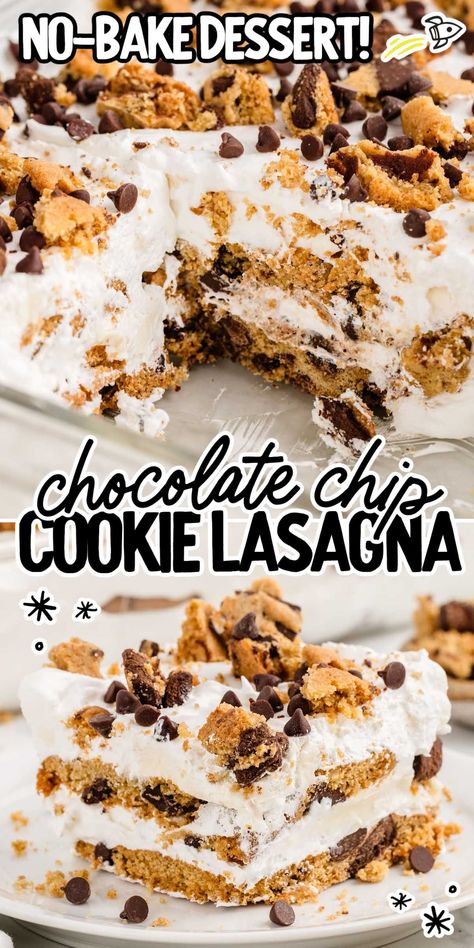 Cookie Lasagna Cookie Butter Lasagna, Dessert Lasagna Recipes, Oreo Lasagna Recipe, 9x13 Desserts, Chocolate Lasagna Dessert, Cookie Lasagna, Oreo Lasagna, Winter Desserts Easy, Cookie Dough Desserts