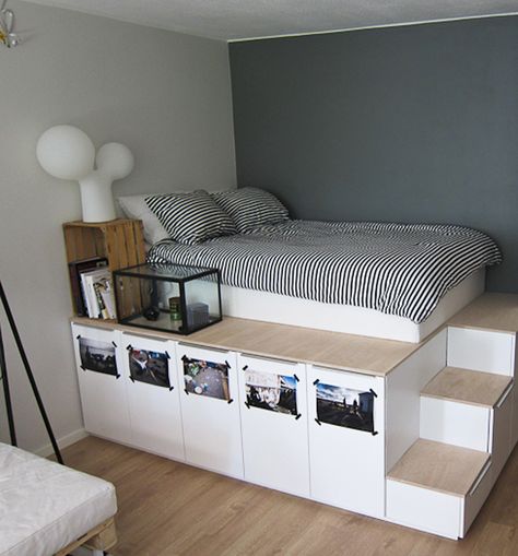 23 Decorating Tricks for Your Bedroom. Cupboard Design For BedroomIkea Shelves BedroomBedroom Storage Ideas For Small SpacesBedroom Decor For Small RoomsBox Room Bedroom IdeasIkea Hack BedroomOrganizing Small BedroomsSmall Bedroom HacksBeds For Small Rooms.