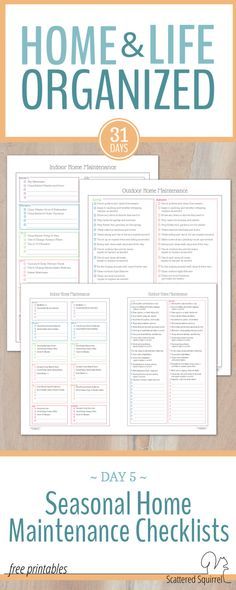 These seasonal home maintenance checklists are great printables to add to your home mannagment binder. Organisation, Household Binder, Amigurumi Patterns, Planer Organisation, Family Emergency Binder, Home Maintenance Schedule, Home Organization Binders, Emergency Binder, Family Binder