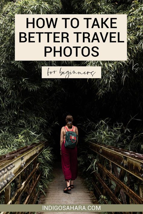 Want to learn how to take better travel photos for your next vacation? Whether you're a vacationer, a travel photography beginner or a seasoned travel photography professional, you will certainly find value in all of these easy travel photo tips, tricks and ideas. Creative Travel Photography, Travel Photography Ideas Instagram, Tips For Taking Good Pictures, Poses Travel, Travel Photo Tips, Trip Photography, Travel Portraits, Adventure Travel Photography, How To Take Vacation Photos