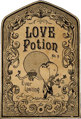 Free Love Potion Label | Crow's Feet Chic Halloween Potion Labels Free, Vintage Potion Labels, Magic Potion Labels Free Printables, Love Potion Labels Printables, Potion Stickers Printable, Love Potion Ingredients, Free Vampire Printables, Amortentia Label, Love Potion Label