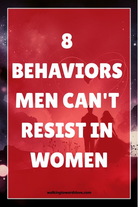 Understanding what men find irresistible can enhance the connection in a relationship and bring more joy and satisfaction to both partners. While every man is unique, certain behaviors tend to be universally appealing. Here are eight things women do that men find absolutely irresistible. 1. Confidence Confidence is one of the most attractive traits a Most Attractive Traits In Women, How To Be Irresistible To Men, Irresistible Woman, How To Be Irresistible, Truth Or Dare Questions, Find A Husband, Love Articles, Be Irresistible, What Men Want