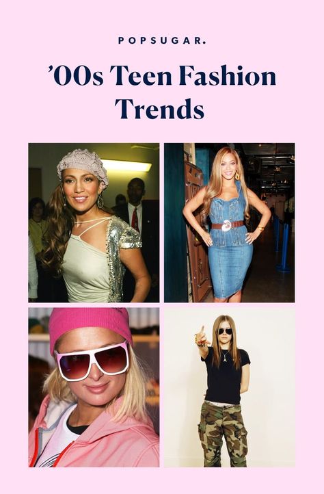 Teen Fashion Trends From the Early 2000s Women’s 2000s Fashion, 2000fashion Outfits, Y2k Early 2000s Fashion Trends, Bring It On Fashion, Y2k 2000s Fashion Outfits Party, 2003 Style Fashion, 2000 Dress Up Party, 2000s Trends Fashion, Early 2000s Womens Fashion