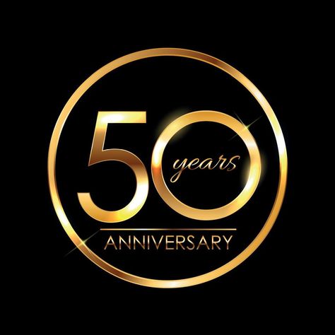 Template Logo 50 Years Anniversary Vector Illustration 50 Th Anniversary, 50 Years Anniversary, Anniversary Logo, Logo Banners, Cityscape Photos, Heart With Arrow, Marketing Design, Custom Illustration, Custom Branding